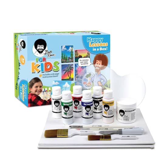 Bob Ross For Kids&#x2122; Happy Lessons in a Box Set